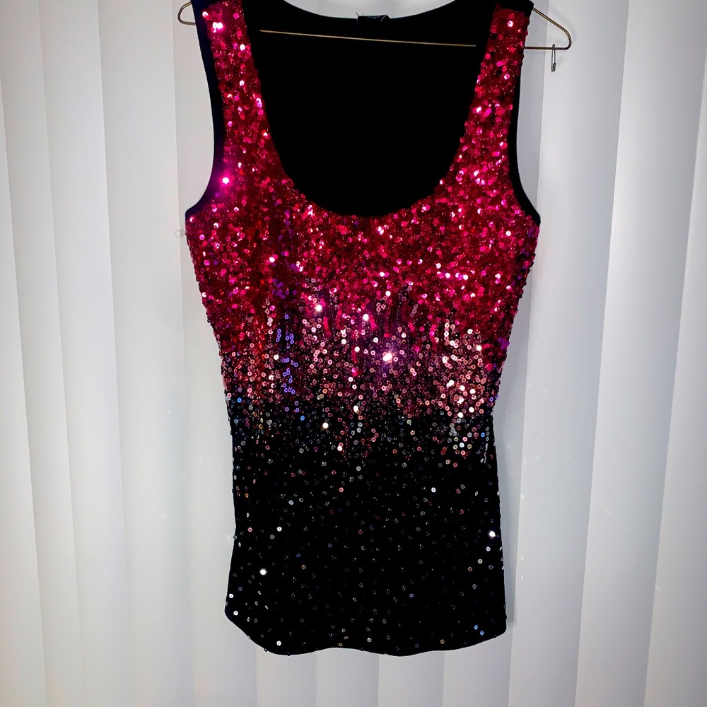 Bling sleeveless top...cute!!!!!